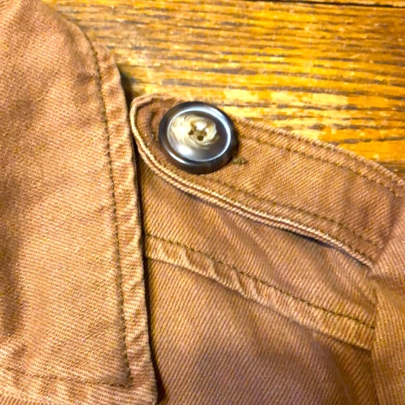 Free people canvas rusty brown utility jacket - Picture 5 of 8